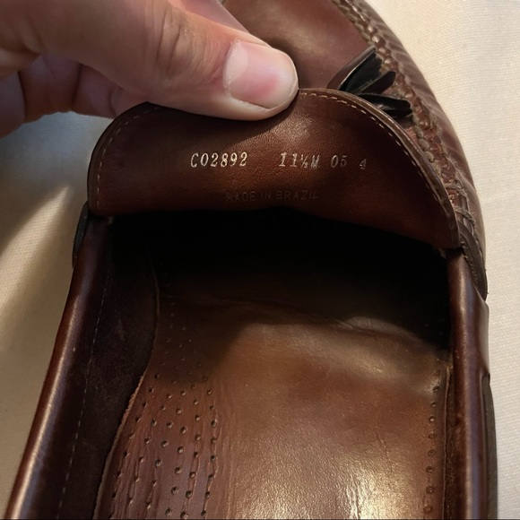 (Sold) Cole Haan Brown Leather Tassel Loafers (11.5) - Picture 6 of 8
